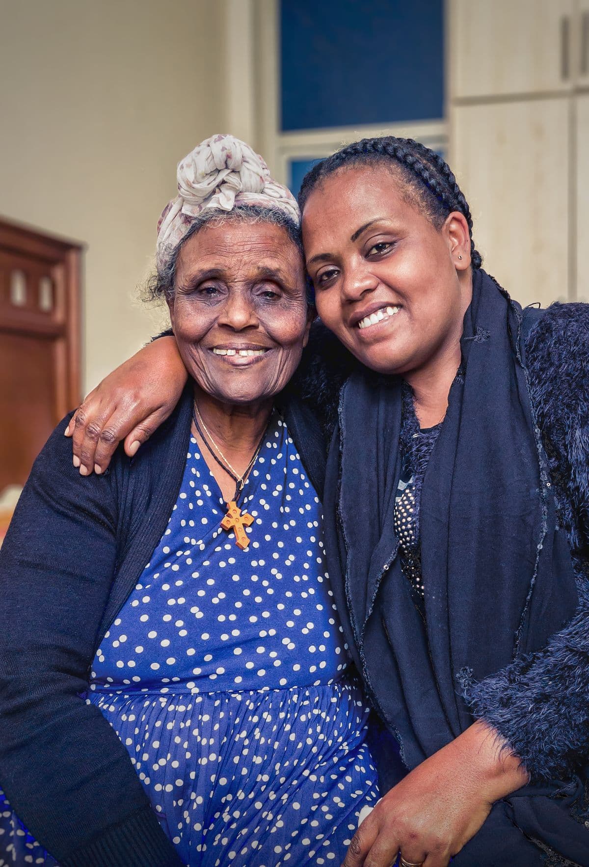 An elderly parent in Ghana, cared for like family
